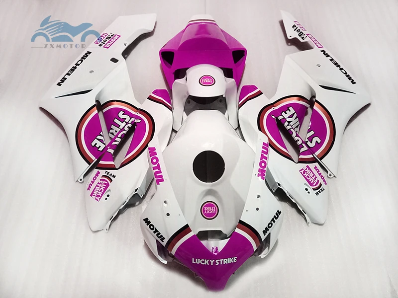 Впрыска обтекателя комплект Подходит для Honda CBR1000RR 2004 2005 CBR 1000RR 04 05 красный белый абс пластмасса спортивный обтекатель наборы частей KR47