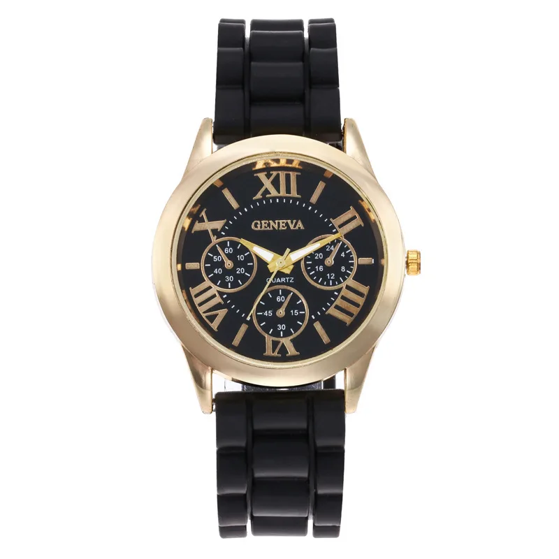 

Geneva Geneva Silicone Watch Women's Korean-style Candy-Colored WOMEN'S Watch WOMEN'S Quartz Watch