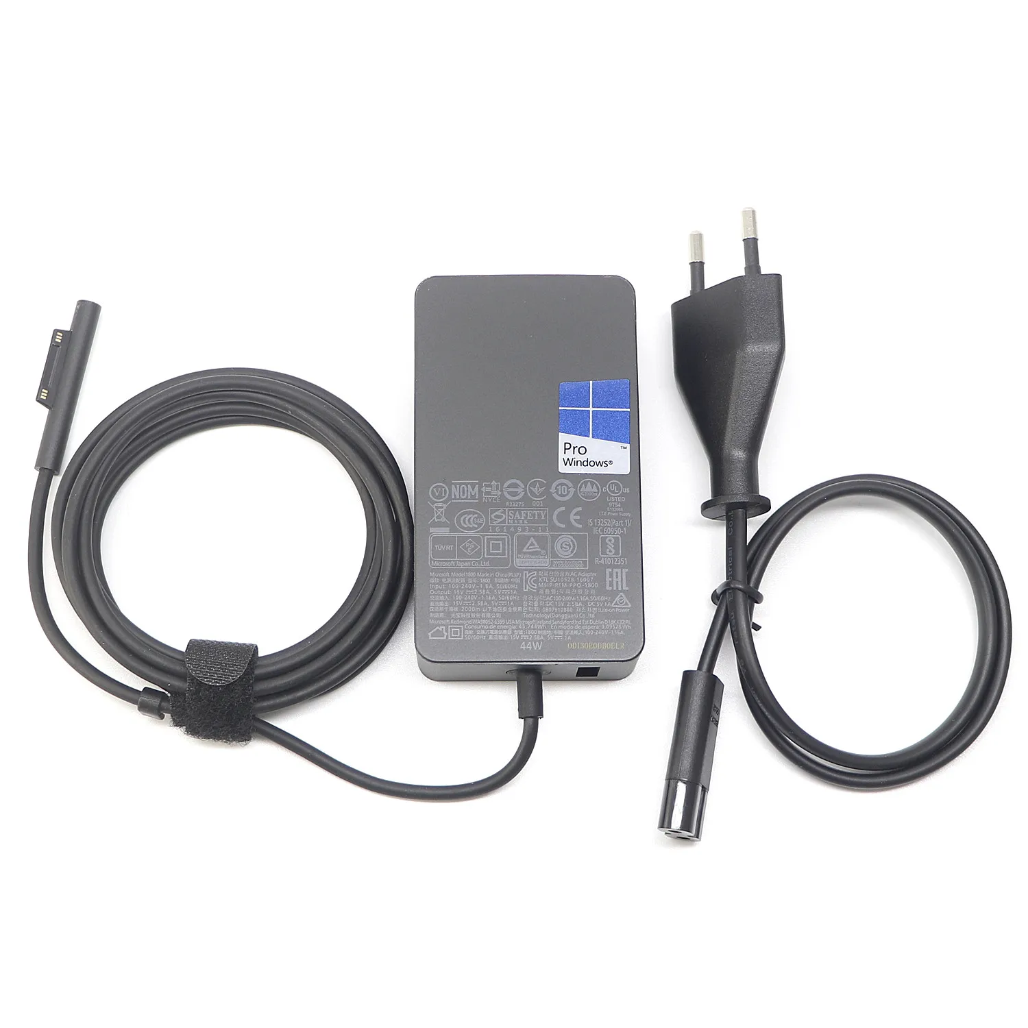 Original novo 15v 2.58a para microsoft nova superfície pro5 \ 6 portátil adaptador de energia 1800 1796 44w carregador