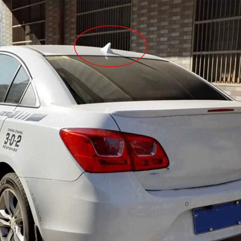 Для Nissan Honda универсальная Toyota Camry плавник акулы декоративная антенна автомобильная антенна автокомплект на крышу белый красный серебристый черный