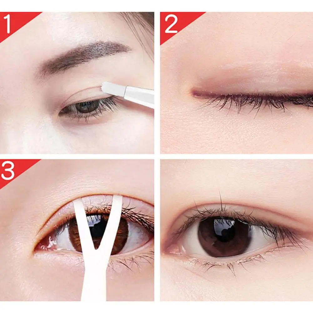 XY Fancy Professional Invisible Double Eyelids Big Eye Not Glue Transparent Eyelid Stretch Fold Lift Eyes Styling Shaping Tools