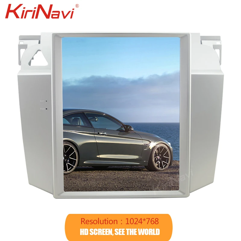 KiriNavi Tesla стиль вертикальный экран автомобиля радио для Volkswagen VW Magotan CC 10," 1Din Android 8,1 автомобильный dvd-плеер gps навигация