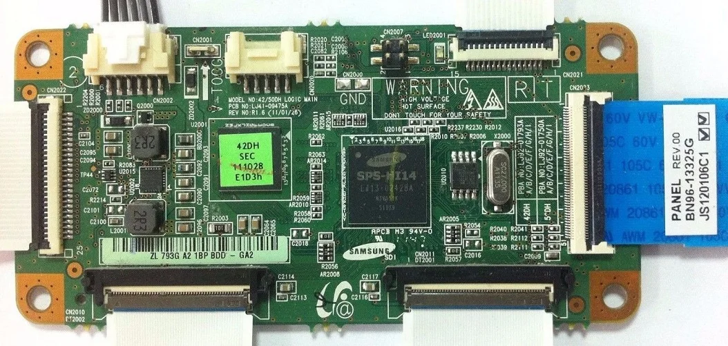 Запчасти для телевизора тайминг контроллер T-Con Board Samsung PS43D490A1W LJ41-09475A с кабелями |