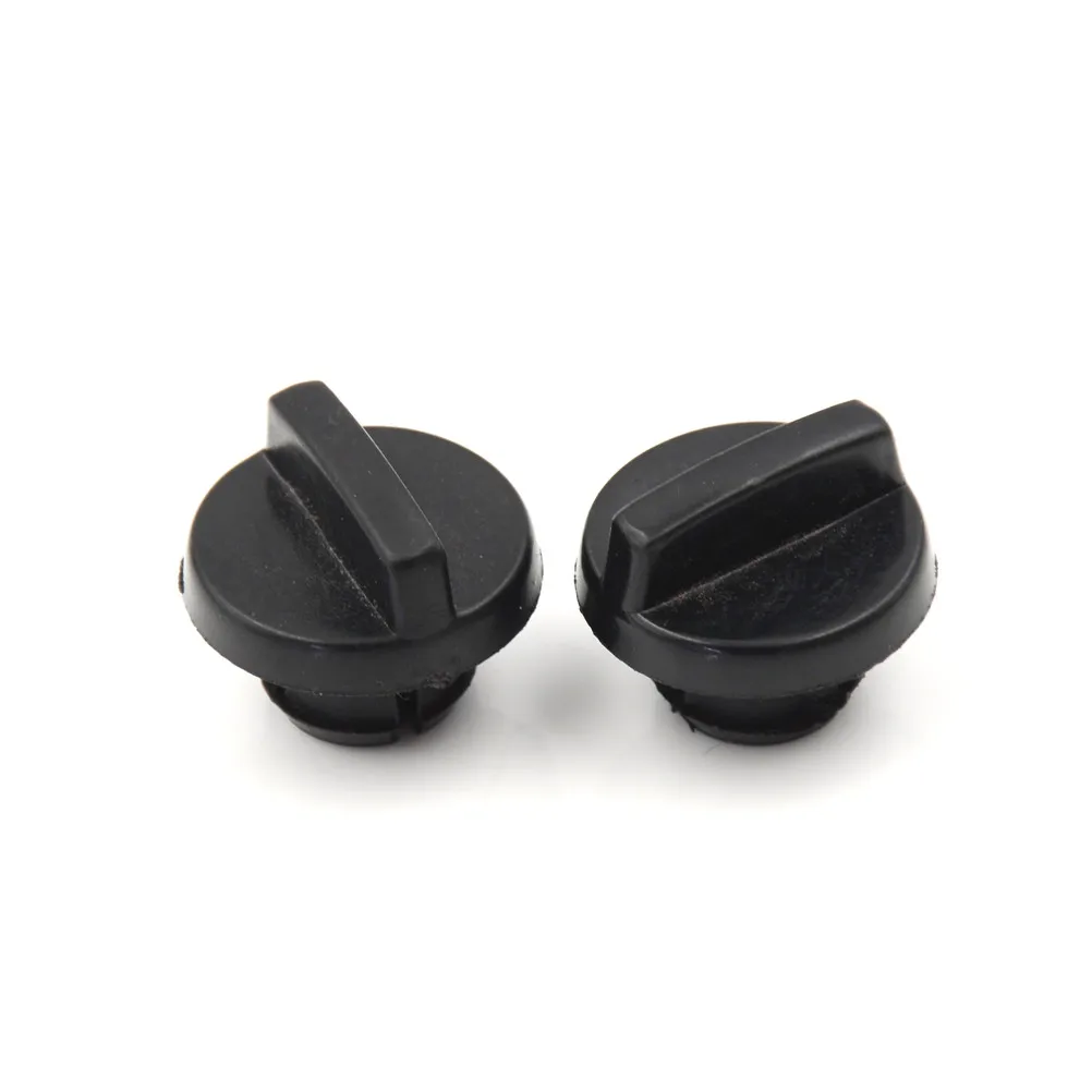 Practical Plastic Metal Chainsaw Knob/air Filter Nut with Rubber Washer 2Pcs for 4500 5200 5800 chainsaw spare parts thread metal knob air filter element