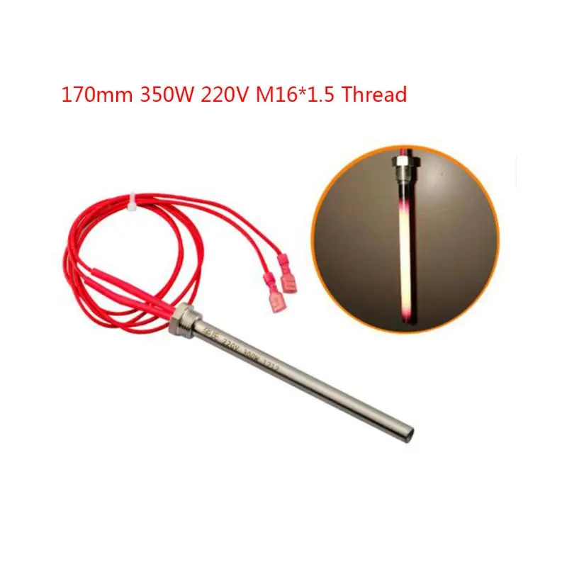 350W 220V Ignition Igniter Hot Rod Wood Pellet Stove 10*140/150/170mm M16*1.5 wood pellet stove part grill ignition system