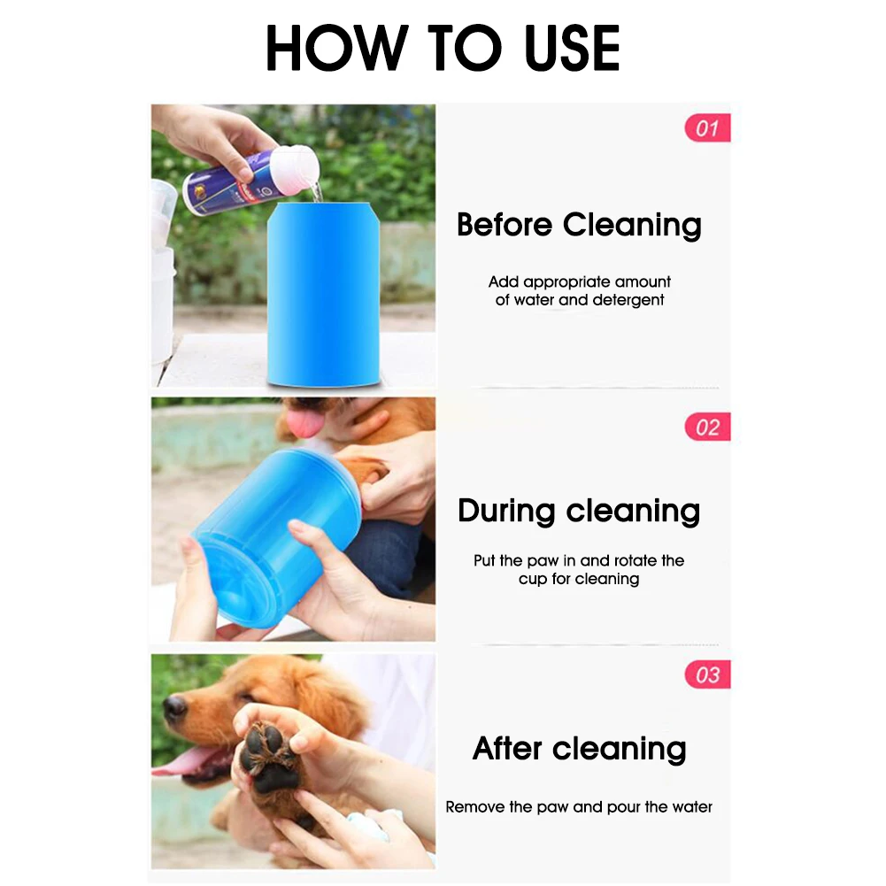 Soft Silicone Dog Paw Cleaner9