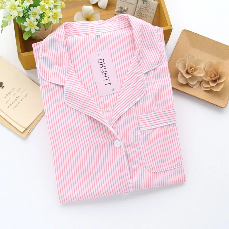 Женский вискозный кардиган в полоску женская ночная рубашка с длинным рукавом