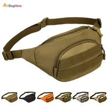 Тактический портативная поясная сумка Для мужчин Для женщин Открытый Кемпинг Пеший Туризм Спорт Велоспорт Бег небольшая сумочка для телефона в стиле милитари регулируемый ремень пакет
