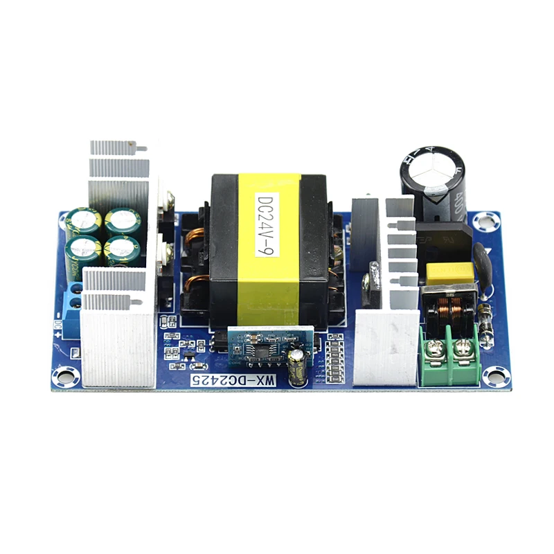24 V 9A 220 Вт Высокая мощность трансформатора AC-DC 220 V-24 V 9A импульсный источник питания доска промышленный В переменного тока, 50-60 Гц трансформатор зарядная Модульная плата для светодиодной лампы - Питание: 24 V 9A
