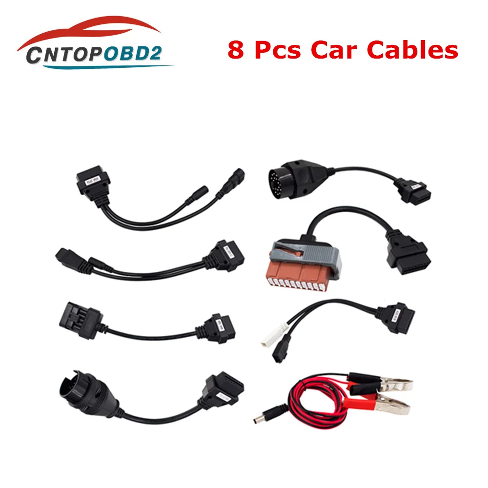 Новейший OBD2. R1 Pro mvdiag V3.0 PCB с bluetooth Многофункциональный автомобиль Diag для автомобилей/грузовиков/генераторов Авто сканер диагностический инструмент - Цвет: Car Cables