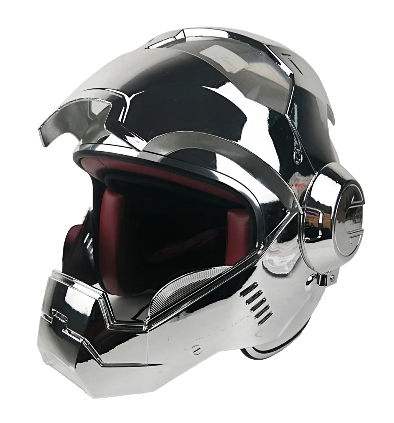 Vcoros полный Fcae Железный человек moto cycle шлем со съемным и моющимся Linging capacetes de moto ciclista ETE capacete