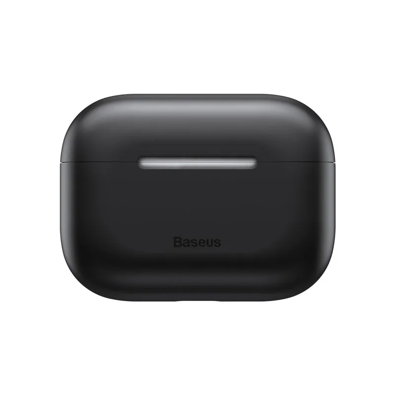 black Baseus силиконовый чехол для Airpods Pro Беспроводной Bluetooth наушники чехол для Airpods Pro Чехол Крышка - Цвет: black