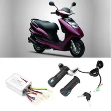 36 в 800 Вт моторный Матовый контроллер с рукояткой дроссельной заслонки для электрического велосипеда, скутера, электровелосипеда, прочный, хорошо отводит тепло