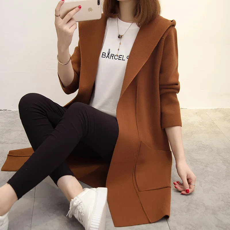 

Women's Cardigan High Quality Sweater New Women's Fashion Knit Jacket Women's Spring and Autumn womens sweater