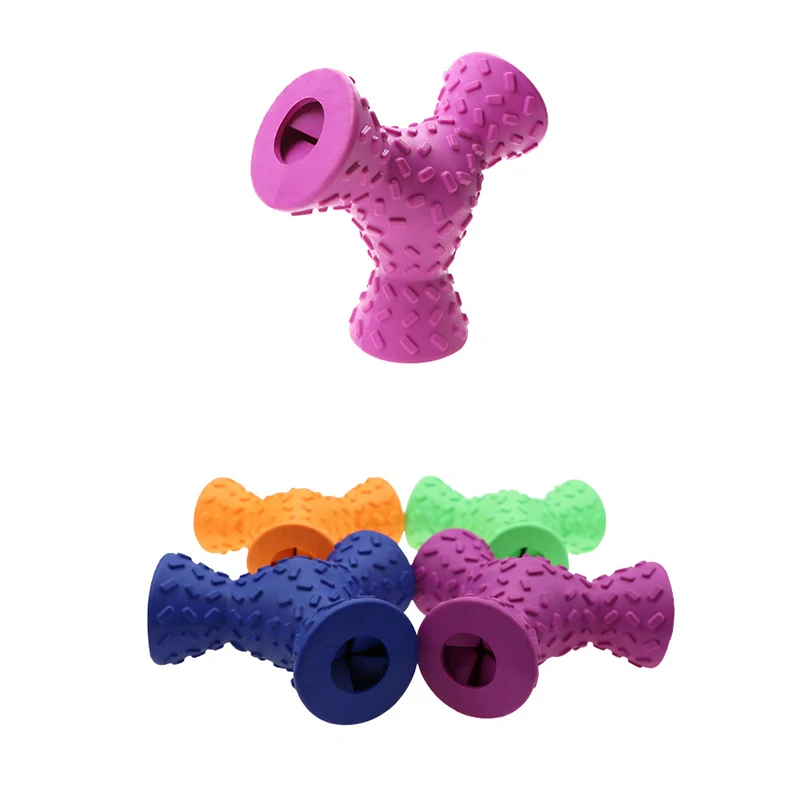 

Pet Dog Chew Toys Durable Food Distribution Dog Toy Rubber Leaking Food Puppy Interactive Resistant Teeth Cleaning Supplies