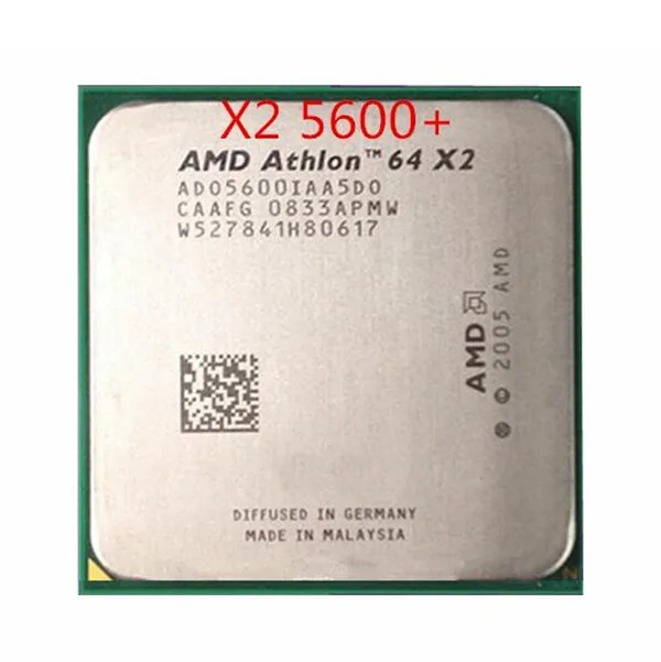 Двухъядерный процессор AMD Athlon 64 X2 5600 + 2 9 ГГц ADO5600IAA5DO Socket AM2|athlon x2|athlon x2 5600cpu processor |