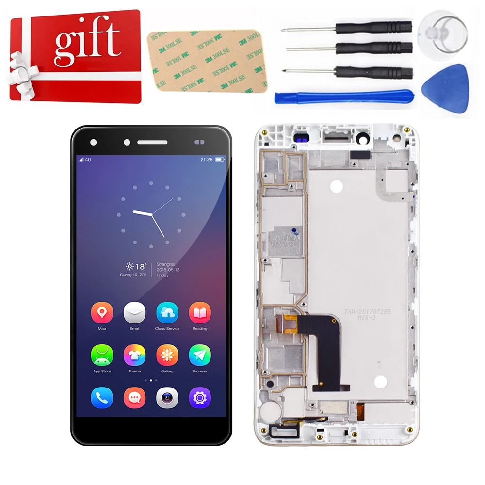 Скидка ЖК дисплей для huawei Y5II Y5 II Y5 2 CUN U29 CUN L23 L03 L33 L21 L01 ЖК дисплей сенсорный экран стеклянная сборка Рамка для huawei Y5II ЖК дисплей