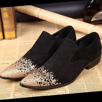

Loafers Japanese Style Shoes Slip-on Gostinshoes Handmade Cow Leather Pointed Toe Casual Genuine Leather Full Grain Leather Men