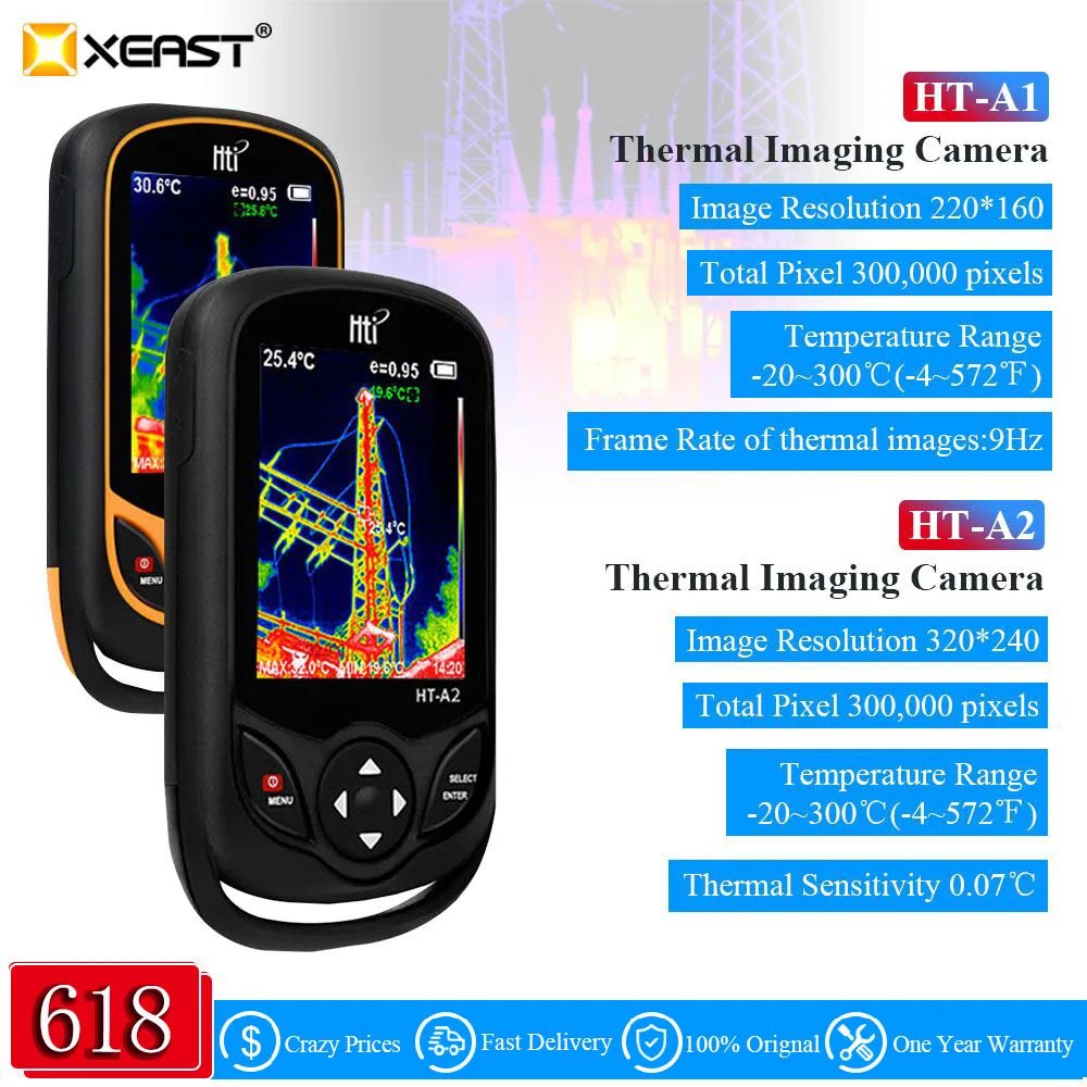 Thermal Imaging Mobile Phone Hta1 220*160 Resolution Infrared Camera