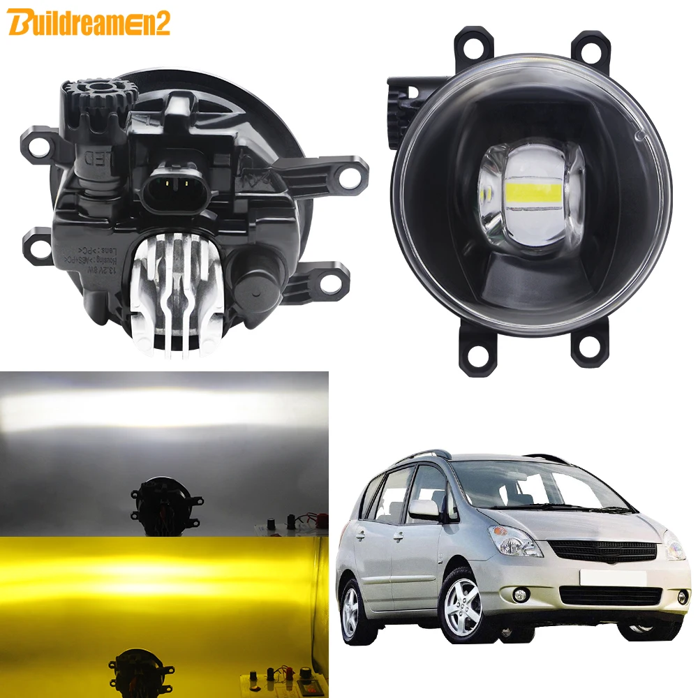 Fog Light Assembly 30W Car Front Bumper LED Lens Fog Lamp Daytime