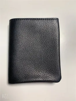

ALAVCHNV new first layer of tanned leather short wallet ultra-thin men and women wallet Japanese style QS4006