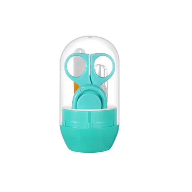 Безопасные маникюрные кусачки для ногтей для новорожденных детей, ножницы, удобный диапазон, триммер для ногтей M101 - Цвет: Белый