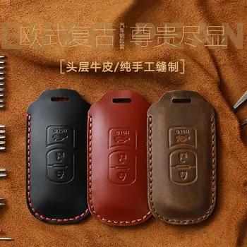 

Leather Style Car key Wallet Remote Fob Case For MAZDA 2 3 5 6 8 Atenza CX4 CX5 CX-7 CX-9 RX Shell Jacket Protector 2 3 Button