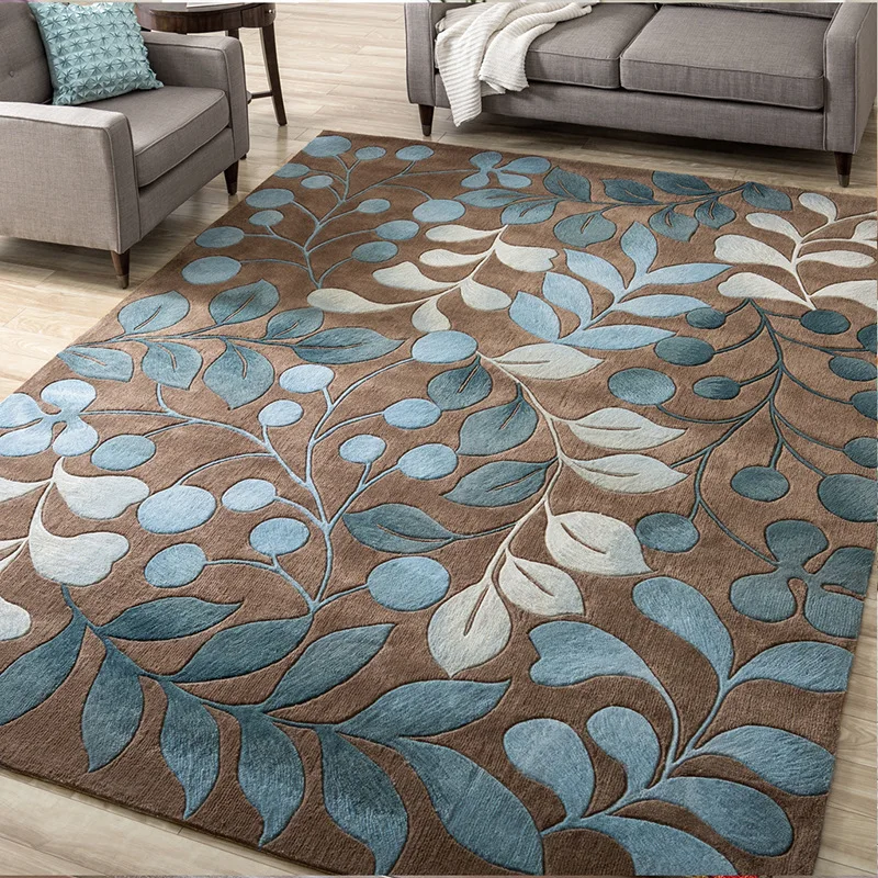 

Nordic Abstract Flower Art Carpet For Living Room Bedroom Anti-slip Large Rug Floor Mat Fashion Kitchen Carpets Area Rugs