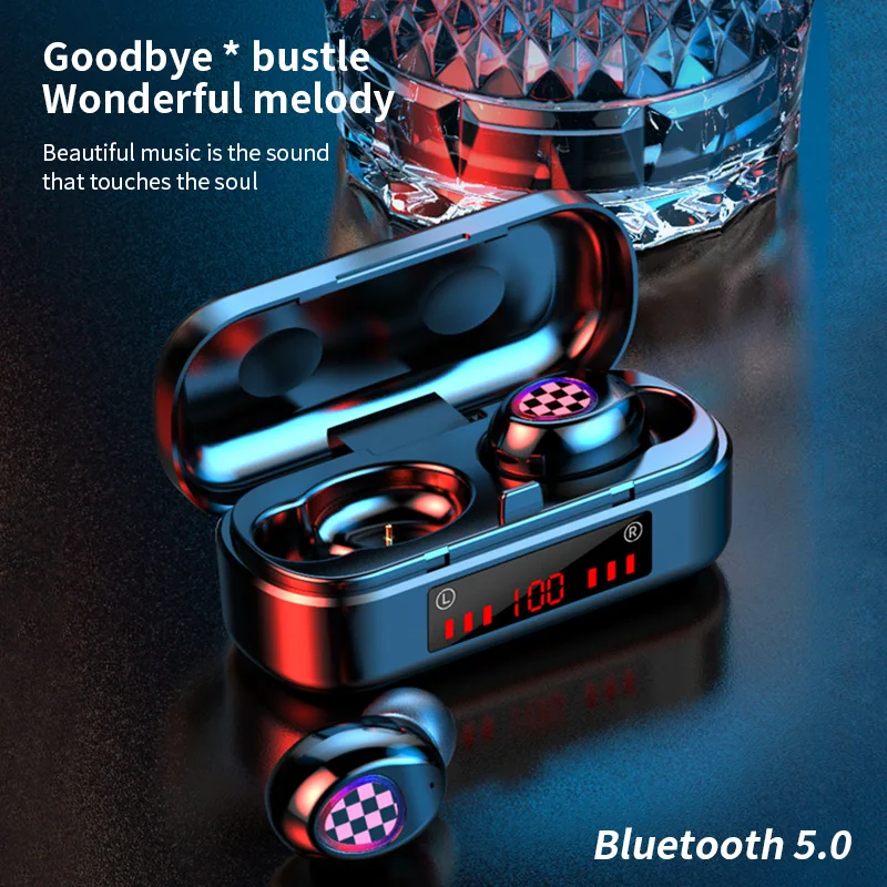 Earphone Bluetooth Wireless Earphones Earbuds Gaming Headset Hands Free Headphone Sports Earpieces Phone Headphones For iPhone