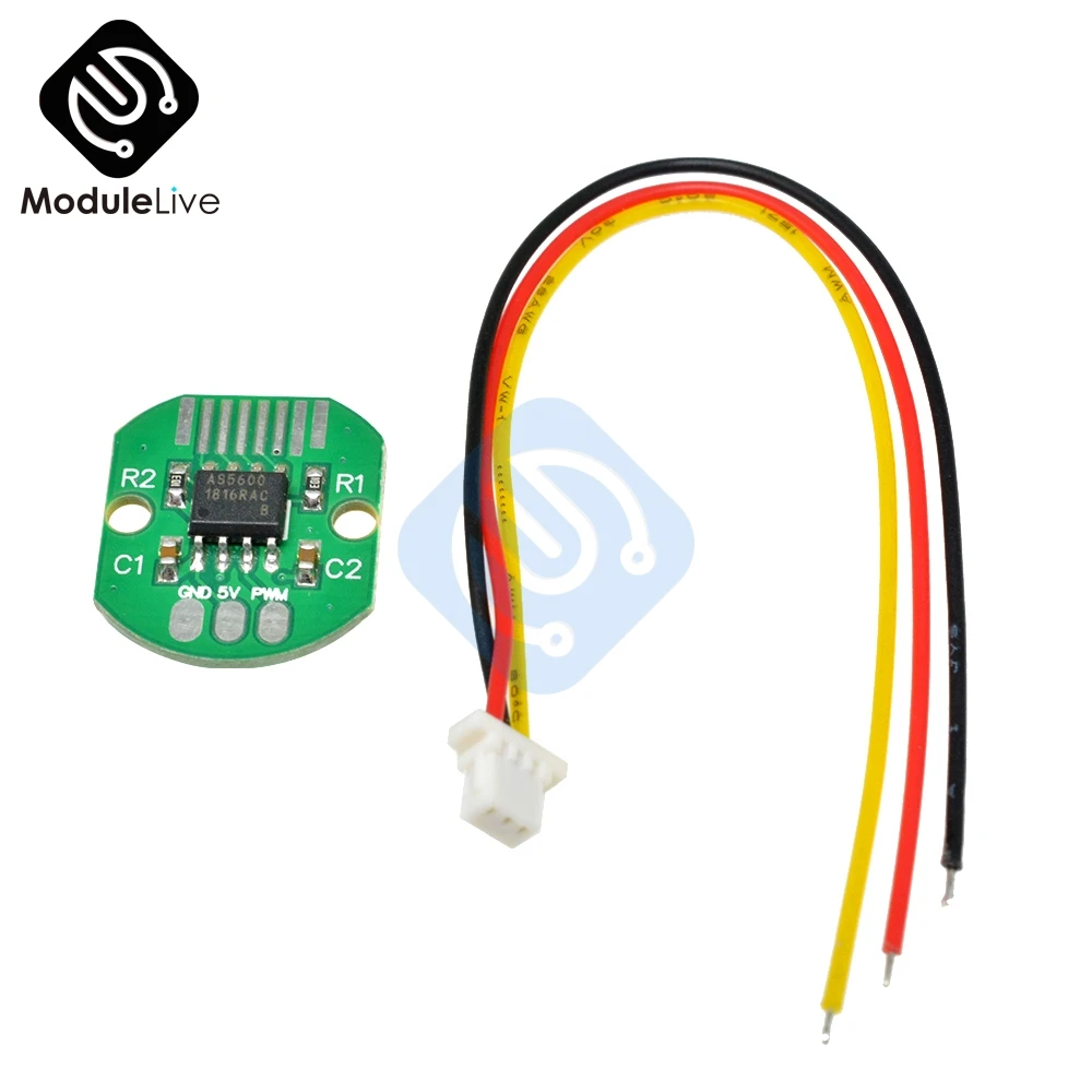 AS5600 PWM/2c порт абсолютное значение энкодер 12 бит для бесщеточного карданный шарнир PTZ/карданный шарнир/Мотор поворотника плата инкрементного модуля