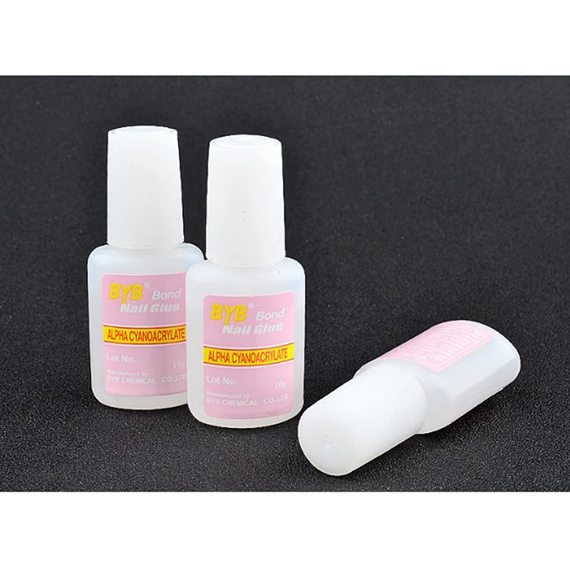 1pc 10g Fast Drying Nail Glue For False Nails Glitter Acrylic