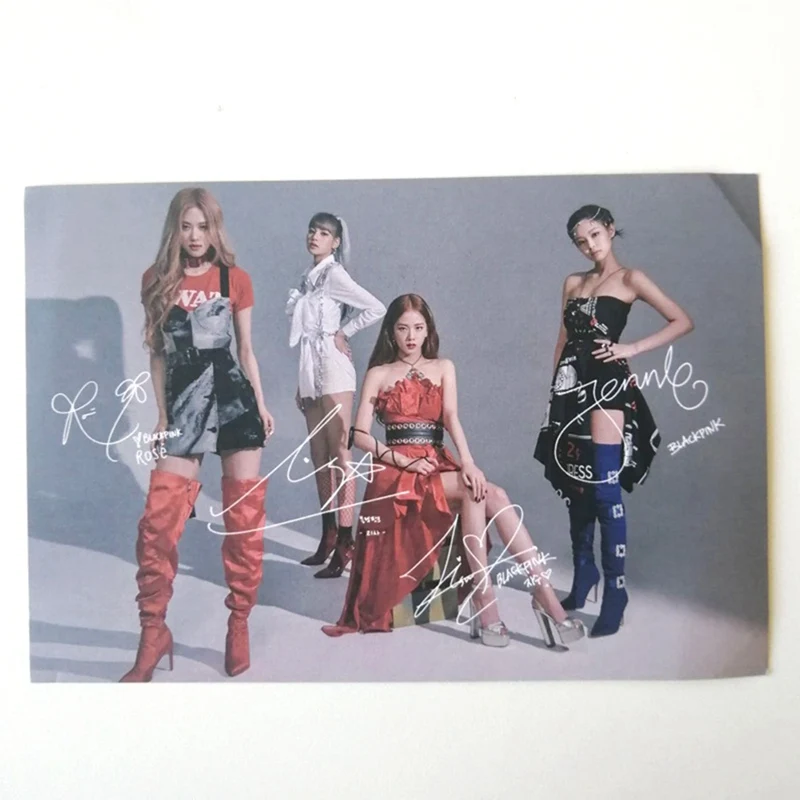 16,9*11,5 см KPOP Blackpink Ablum картина фото карты ЛОМО карта картина открытка украшение канцелярские принадлежности для поклонников подарок