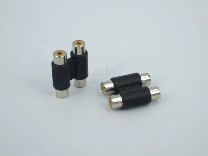 AV Butt Joint Lotus through Connector Lotus USB Extend Turn Female Insert RCA Female to RCA Mother Audio Adapter
