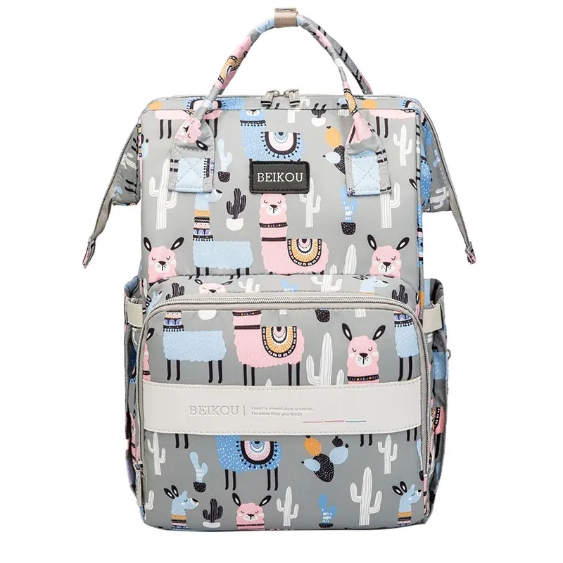Maternity Diaper Bag Large Capacity USB Waterproof Nursing Baby Bag Travel Backpack Stroller Bag Baby Care Nappy Backpack
