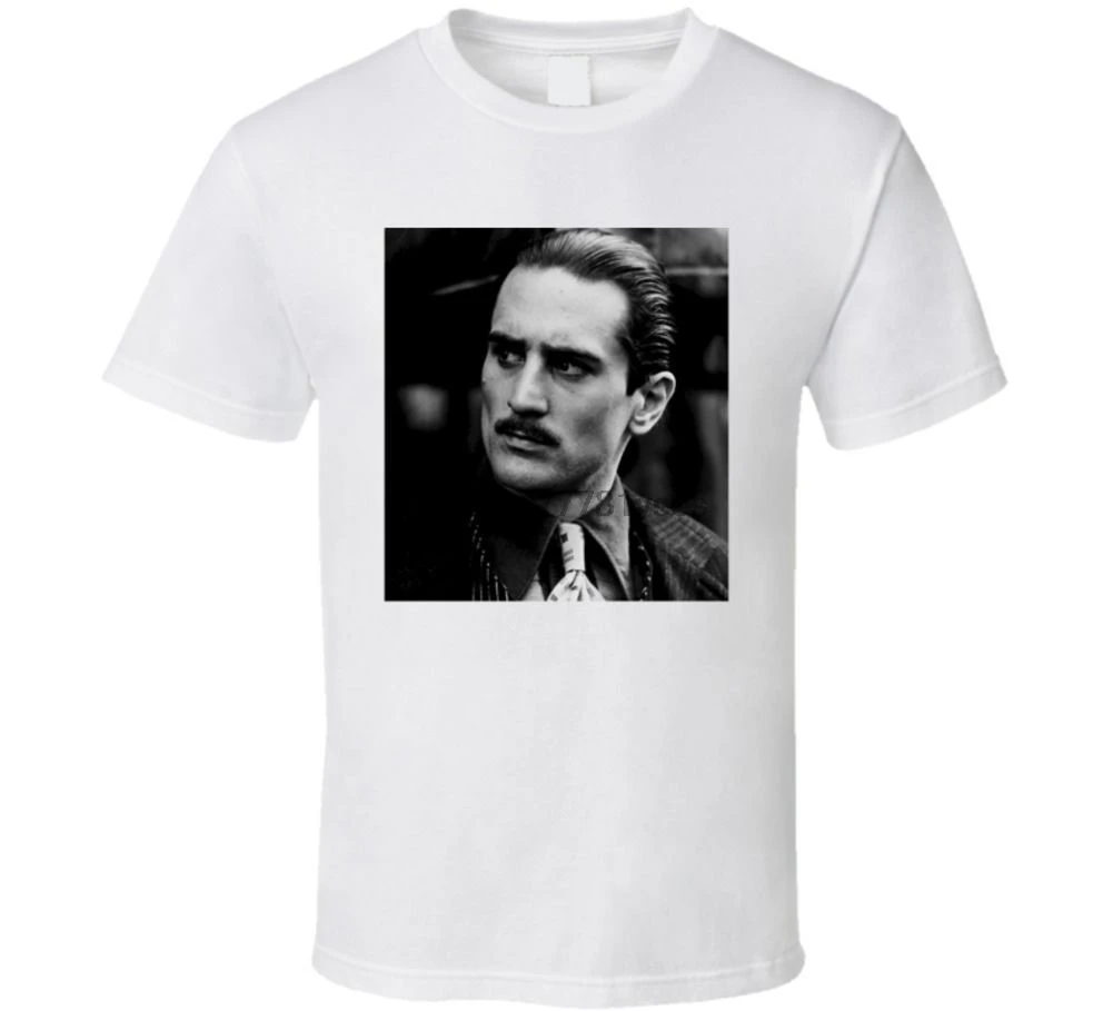 Godfather 2 rober De Niro Vito Corleone Гангстерский фильм футболка с вентилятором хлопковая