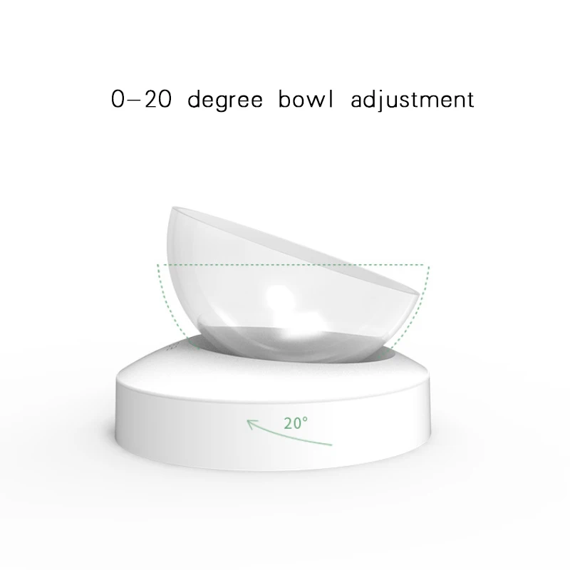 Single bowl Новая миска для кошек миска для кошки посуда косой рот Двойная чаша товары для домашних животных защита шейного позвонка - Цвет: Single bowl