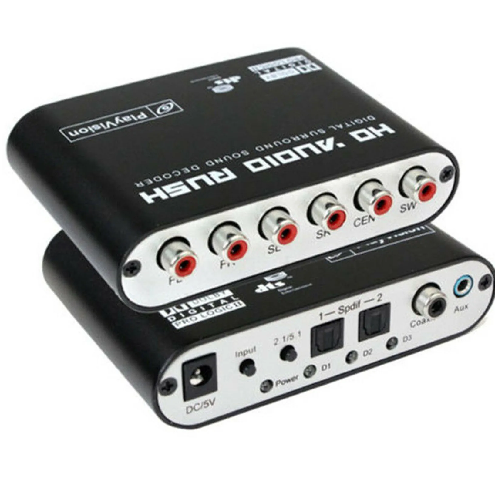 Audio Decoder Board Audio 5.1CH AC3 DTS Digital Sound Decoder Optical SPDIF Coaxial to 6RCA w/Cable