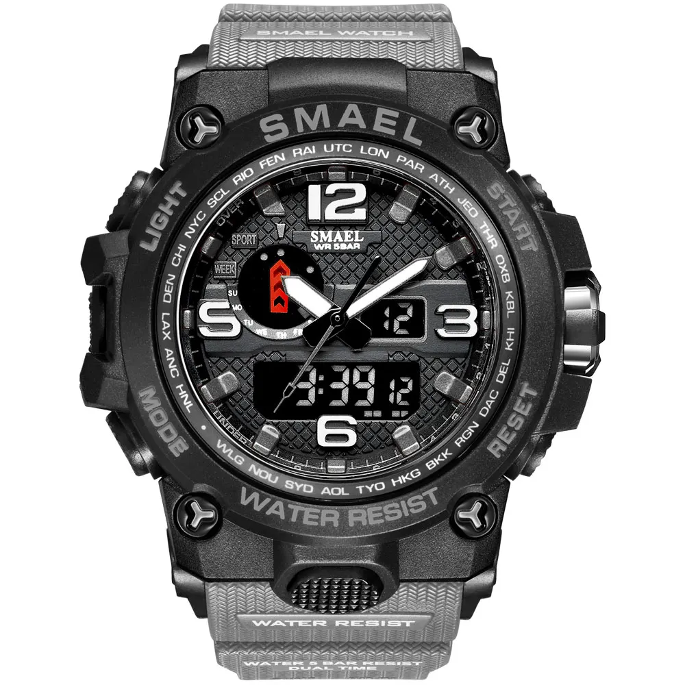 BASID Top Brand Luxury Men Sports Watches Digital LED Electronic G Style Quartz Wristwatches Waterproof Swimming Shock Military 