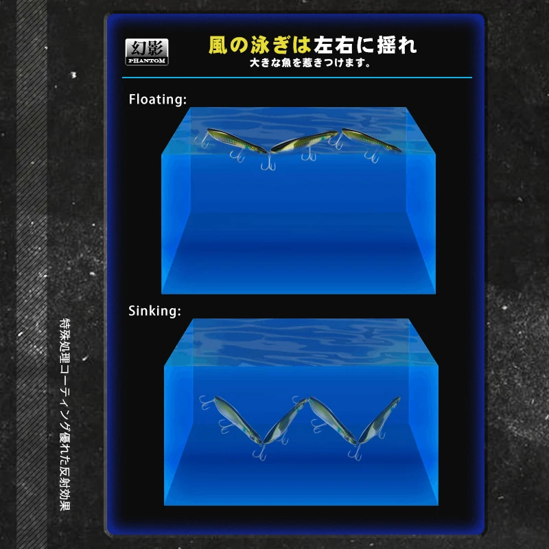 D1 Poppers Lure wtd Long Casting 80MM5.2g Floating 115MM 15.2G /21.3g Pencil Bait Saltwater Freshwater Snakehead of Pike Fishing