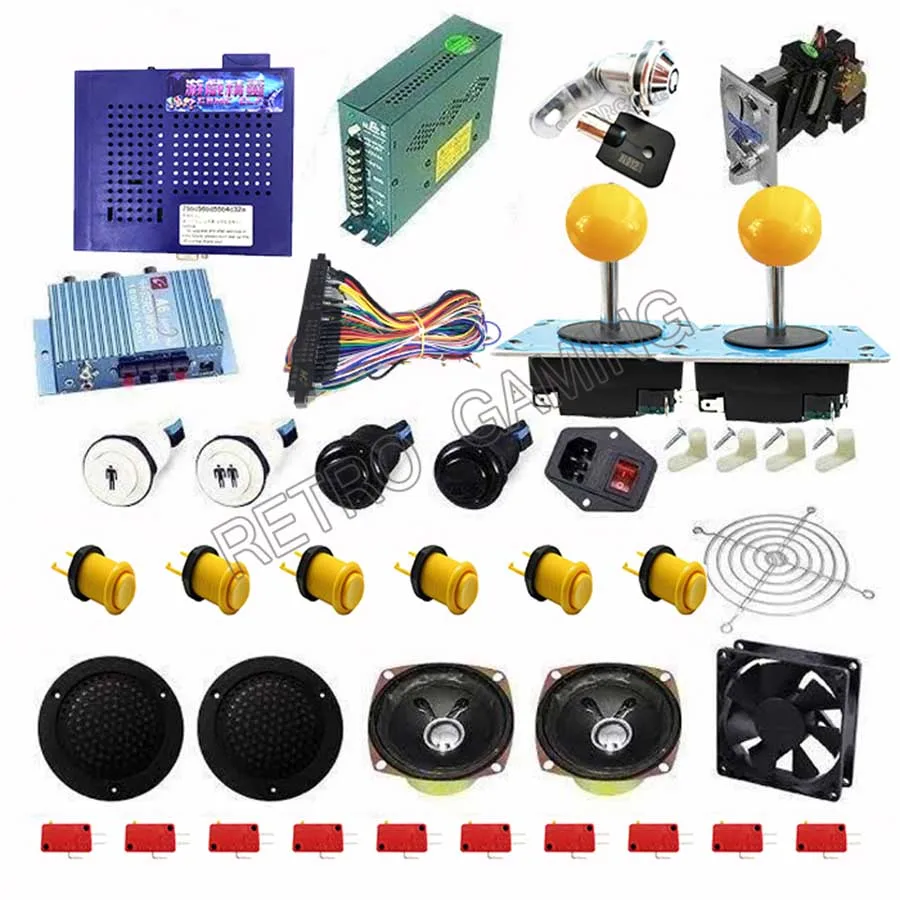 US $189.99 Arcade Game elf 412 in 1 vertical Classical Multi games Jamma PCB DIY kit for Cocktail Arcade Machine Coin Operator Game Cabniet