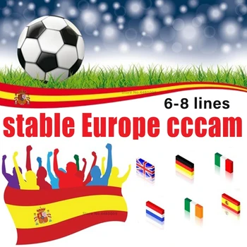 

bestnew 6-8 lines Europe cccam server for Spain/Italy/Germany oscam cline for DVB-S2 satellite receptor gtmedia V8 nova V9 super