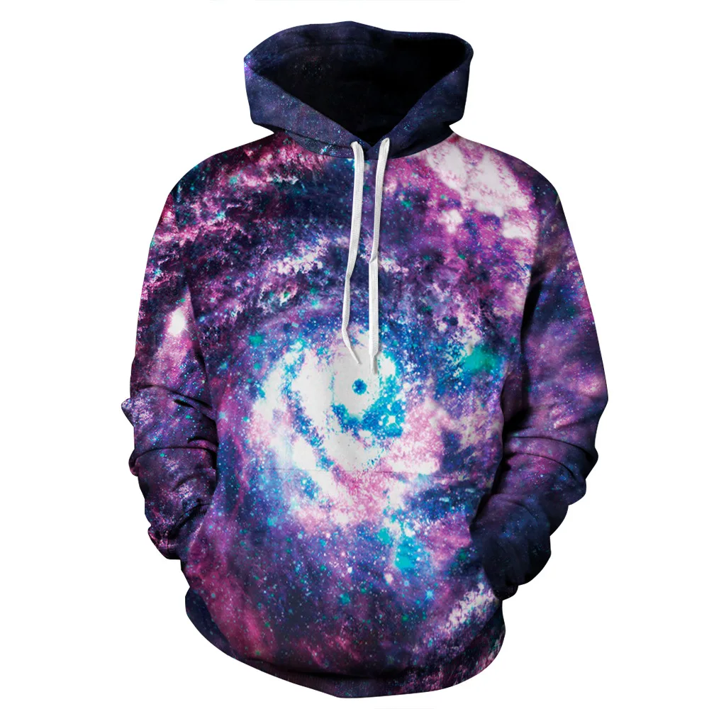 Space Galaxy Hoodies Men/Women Sweatshirt Hooded 3d Brand Clothing Cap Hoody Print Starry Sky fashion street couple coat tops