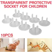 10 прозрачных США-Стиль Анти-шок крышка гнезда Детская безопасность защита гнезда крышка ABS Защита окружающей среды смолы Невидимый