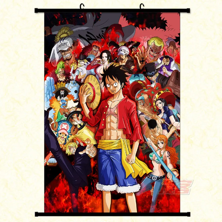 One piece Luffy Assassins холст Фэнтези мотивационные абстрактное искусство Laminas Decorativas Pared