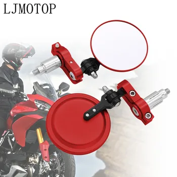 

22mm Motorcycle Aluminum Rear View Handle Bar End Side Rearview Mirrors For KTM SIX DAYS 500 505 525 530 EXC XC-W SX-F XC-F SX