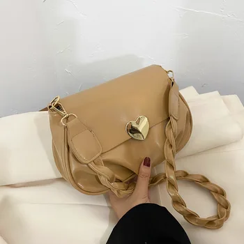 

Small bag texture messenger bag 2020 new trendy net red woven fold underarm bag female fashion shoulder bag