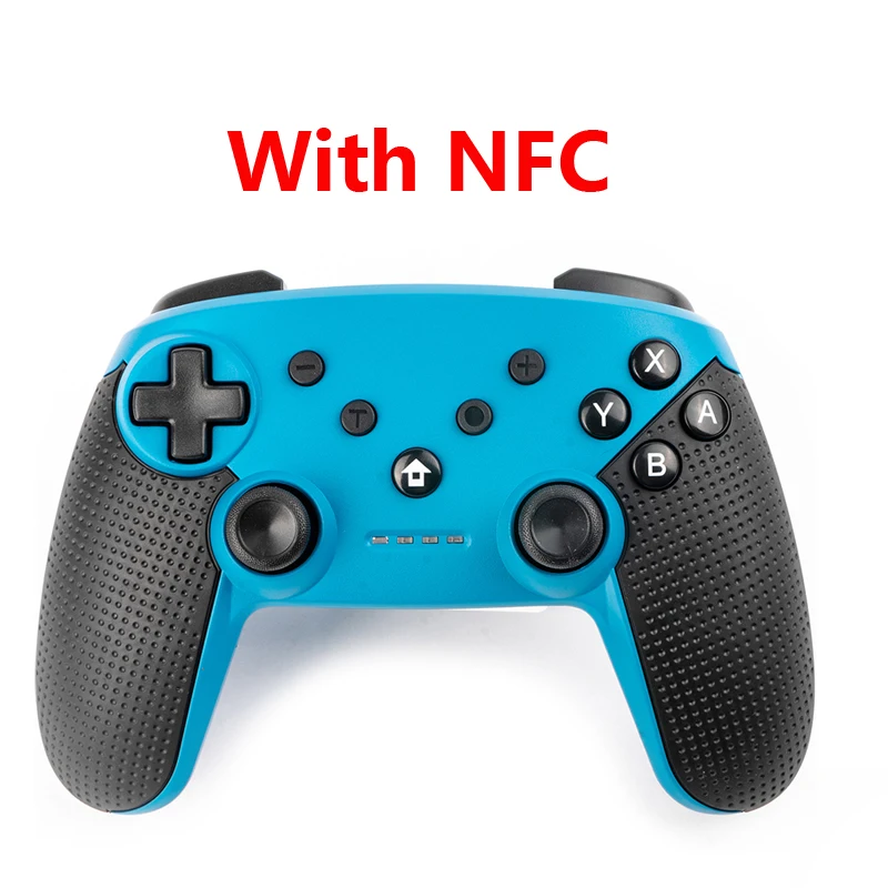 Bluetooth+ EDR беспроводной геймпад для nintendo Switch Pro геймпад Android PC для kingd переключатель контроллер Джойстик NFC опция - Цвет: NFC blue