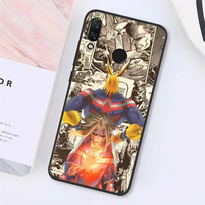 best phone cases for xiaomi Maiyaca My Hero Boku No Academia Deku Baku8Au Phone Case for Xiaomi Redmi4X 6A 9 8A note 9 pro 5Plus Note4 Note5 7 Note6Pro 8T case for xiaomi Cases For Xiaomi