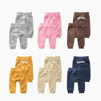 

Spring And Autumn New Arrival Baby Boys And Girls Soft Pure Cotton Trousers Kids Casual Long Pants For 0-24m Children's Clothes