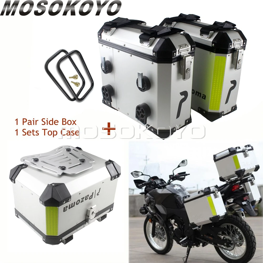 Универсальные мотоциклетные sidecase Pannier 36 л с полкой + 45-литровый верхний чехол для
